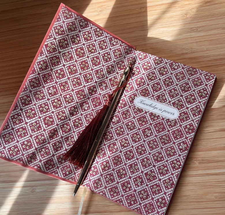 Slim Lined Notebook - Knowledge is Power
