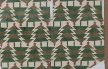 Handmade Recycled Paper Gift Bags w Patterns/3 Sizes