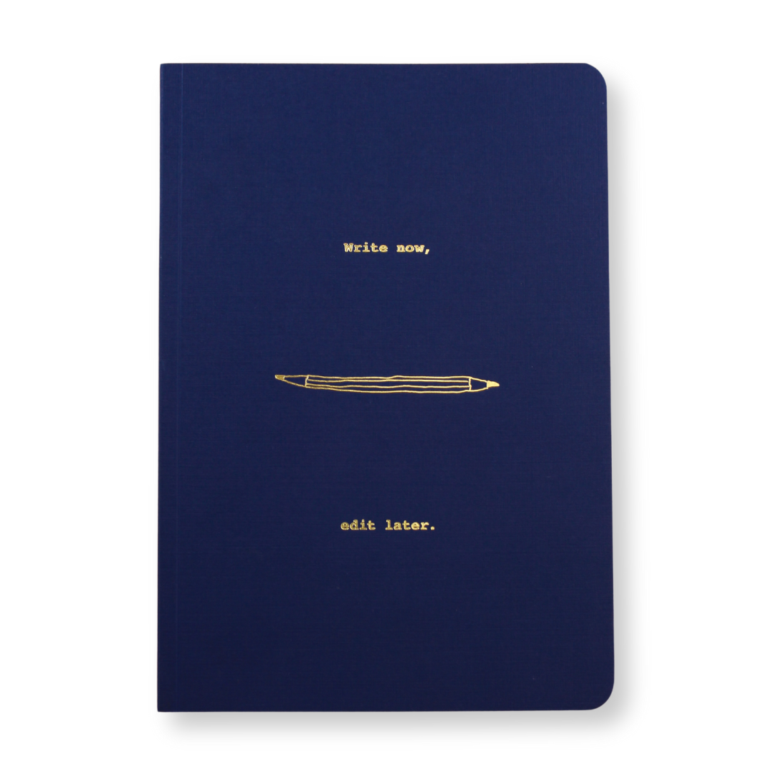 Write Now, Edit Later Journal | Noah & Kyle for Letterpress PLAY