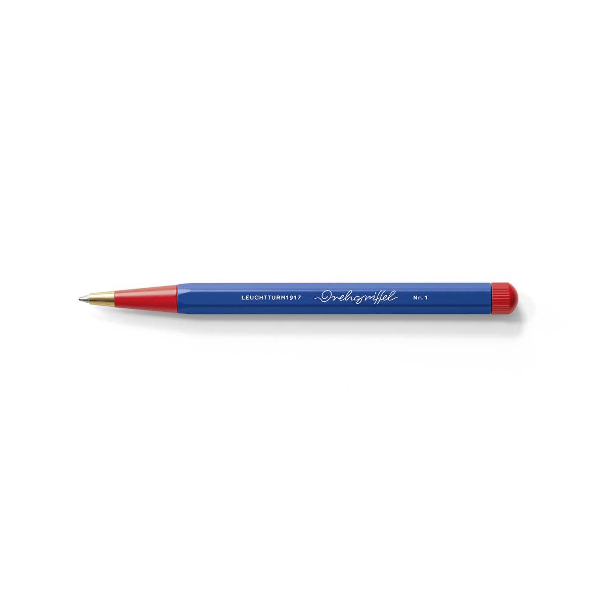 Bauhaus Edition - Drehgriffel Nr. 1 - Ballpoint Pen: Royal Blue / Red