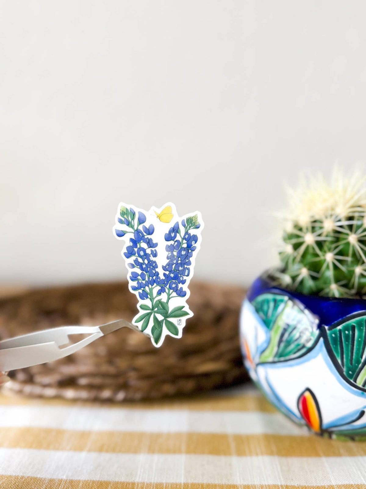 Bluebonnets Vinyl Sticker