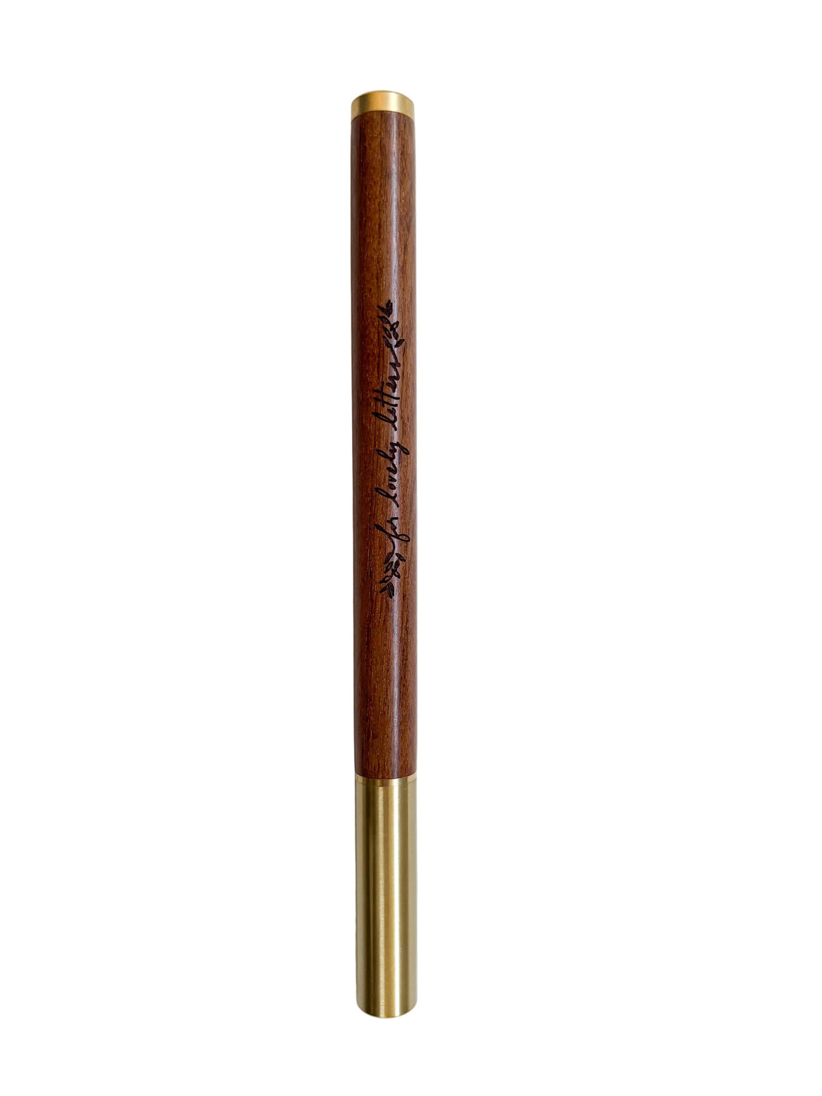 Wood & Brass Pen — For Lovely Letters