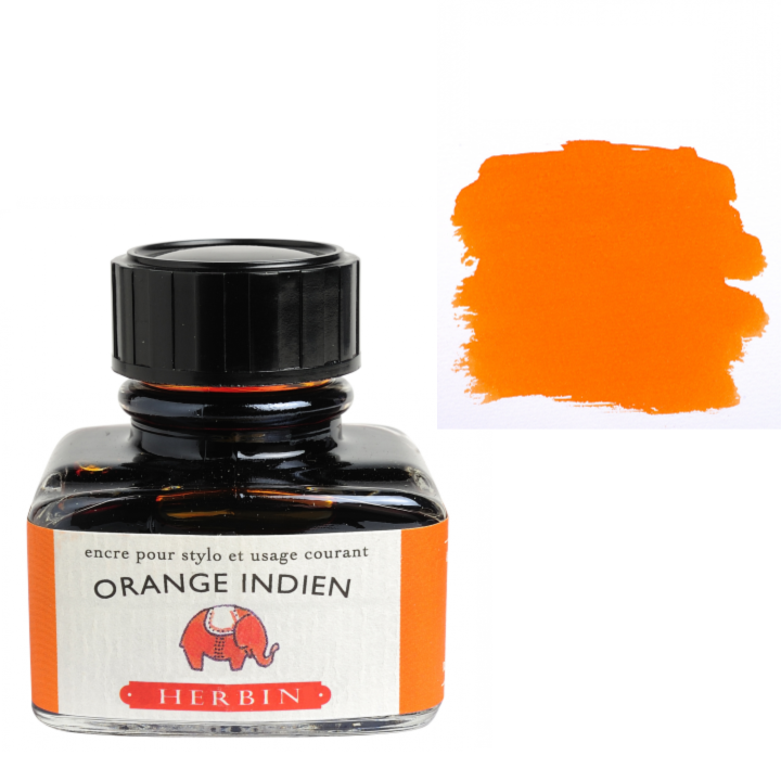 Herbin Fountain Pen Ink 30ml Bottle -40 Colors: Vert Foret (Forest Green)