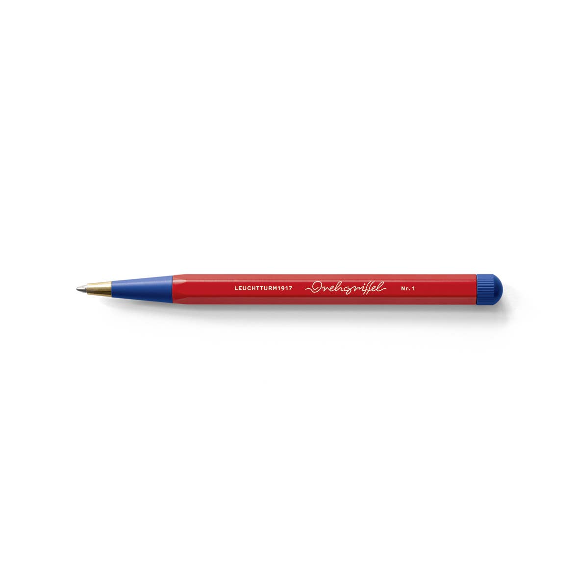 Bauhaus Edition - Drehgriffel Nr. 1 - Ballpoint Pen: Royal Blue / Red