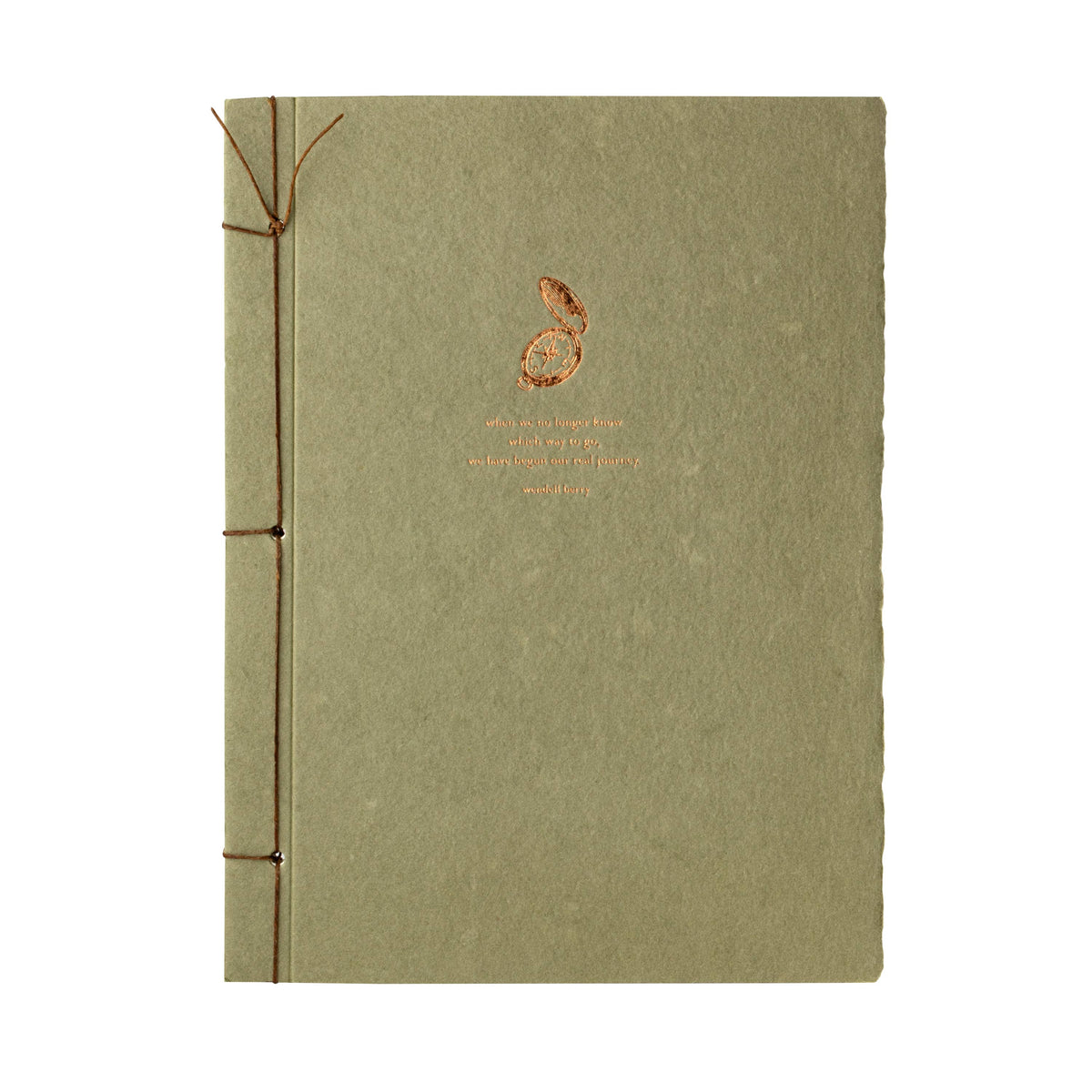 Wendell Berry letterpress inspiration journal