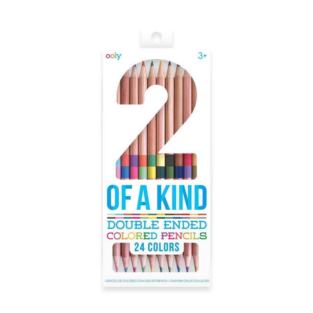 Ooly, 24-Pack Colored Pencils, Double Ended, Ages 3+ - Austin Gift Shop