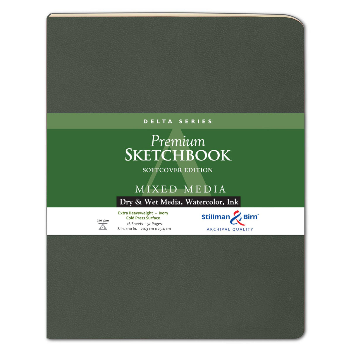 Mixed Media Softcover Journal - 8 x 10 Portrait
