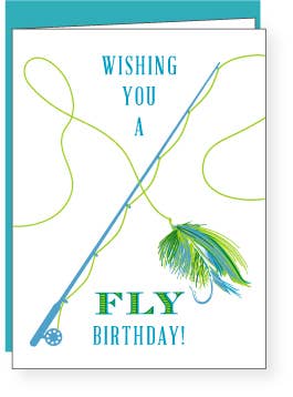 You're So Fly Fishing Lure, Birthday Card – Apartment 2 Cards