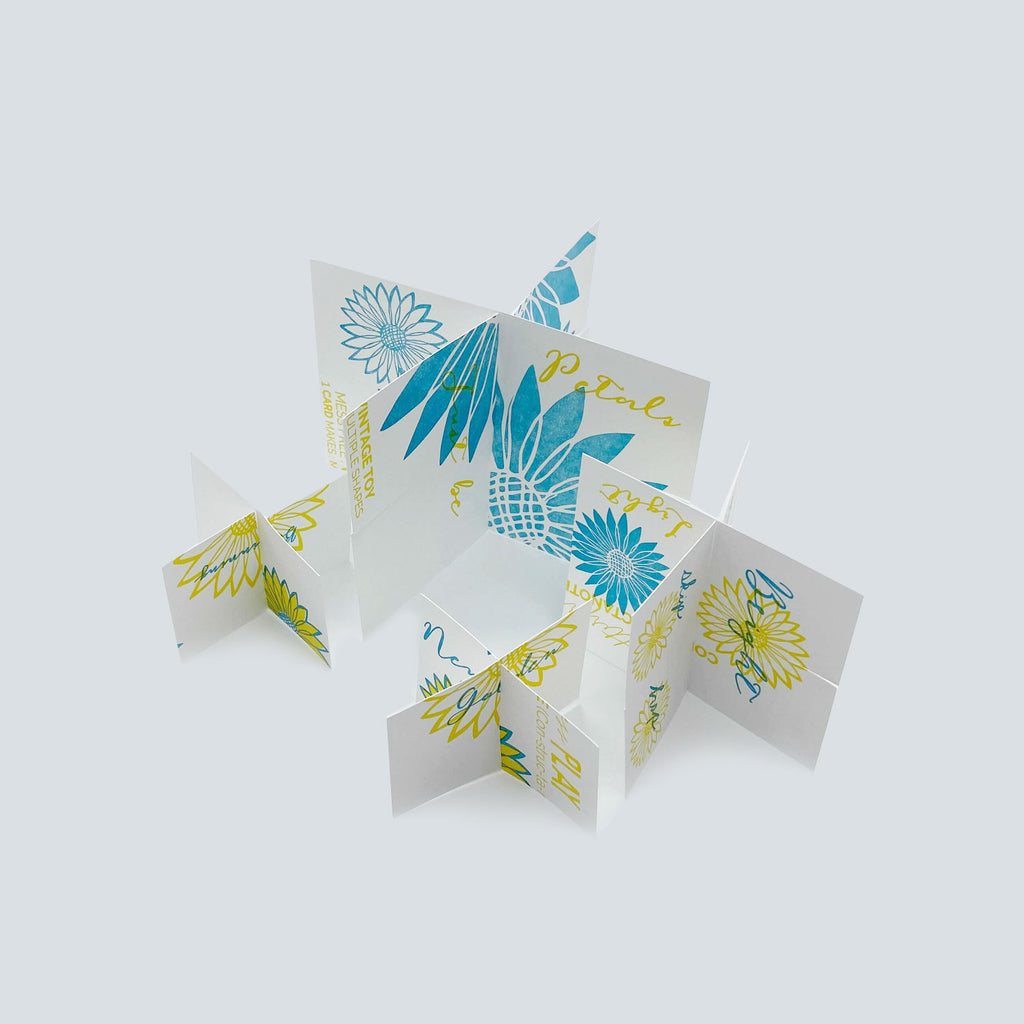  Sunflower Constructanote - Austin Gift Shop - Letterpress printed and handmade