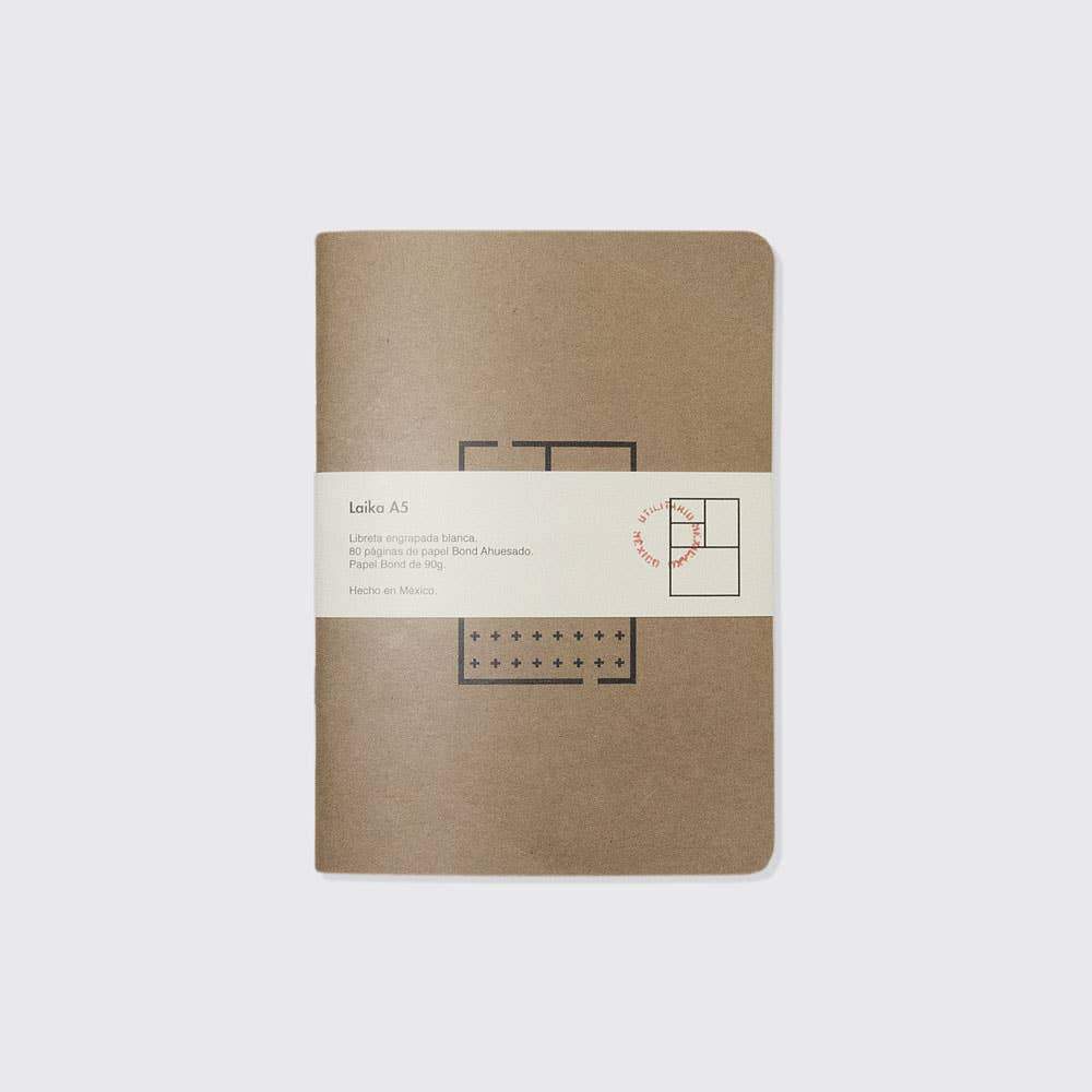Brown A5 Architect Notebook -Austin Gift Shop