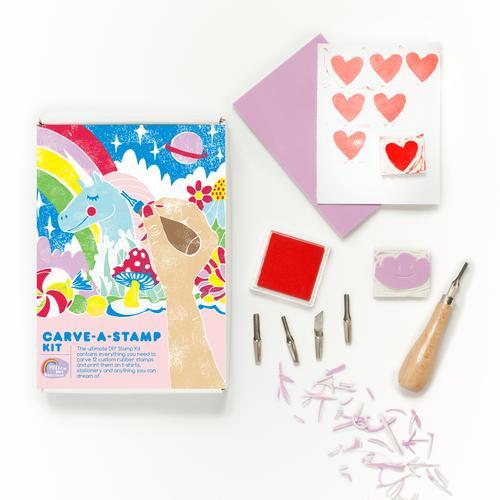 DIY stamp making kit for crafting with tools - Austin Gift Shop