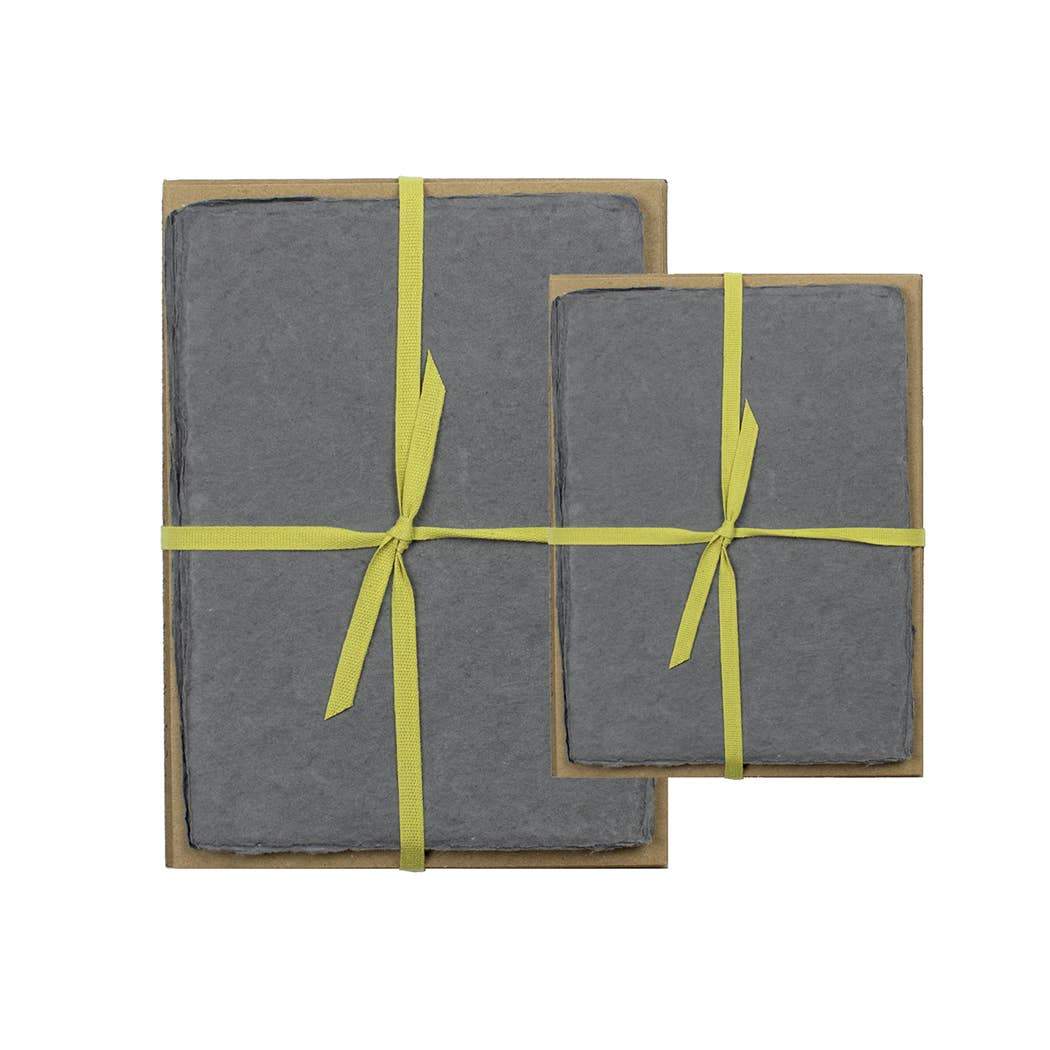 Charcoal Handmade Paper Pack - 5