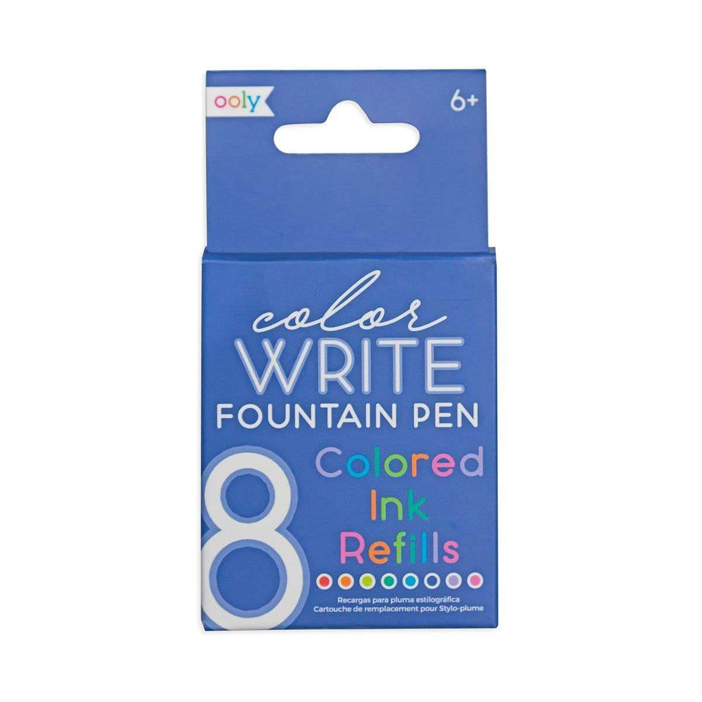 Color Write Fountain Pens Colored Ink Refills - Austin Gift Shop