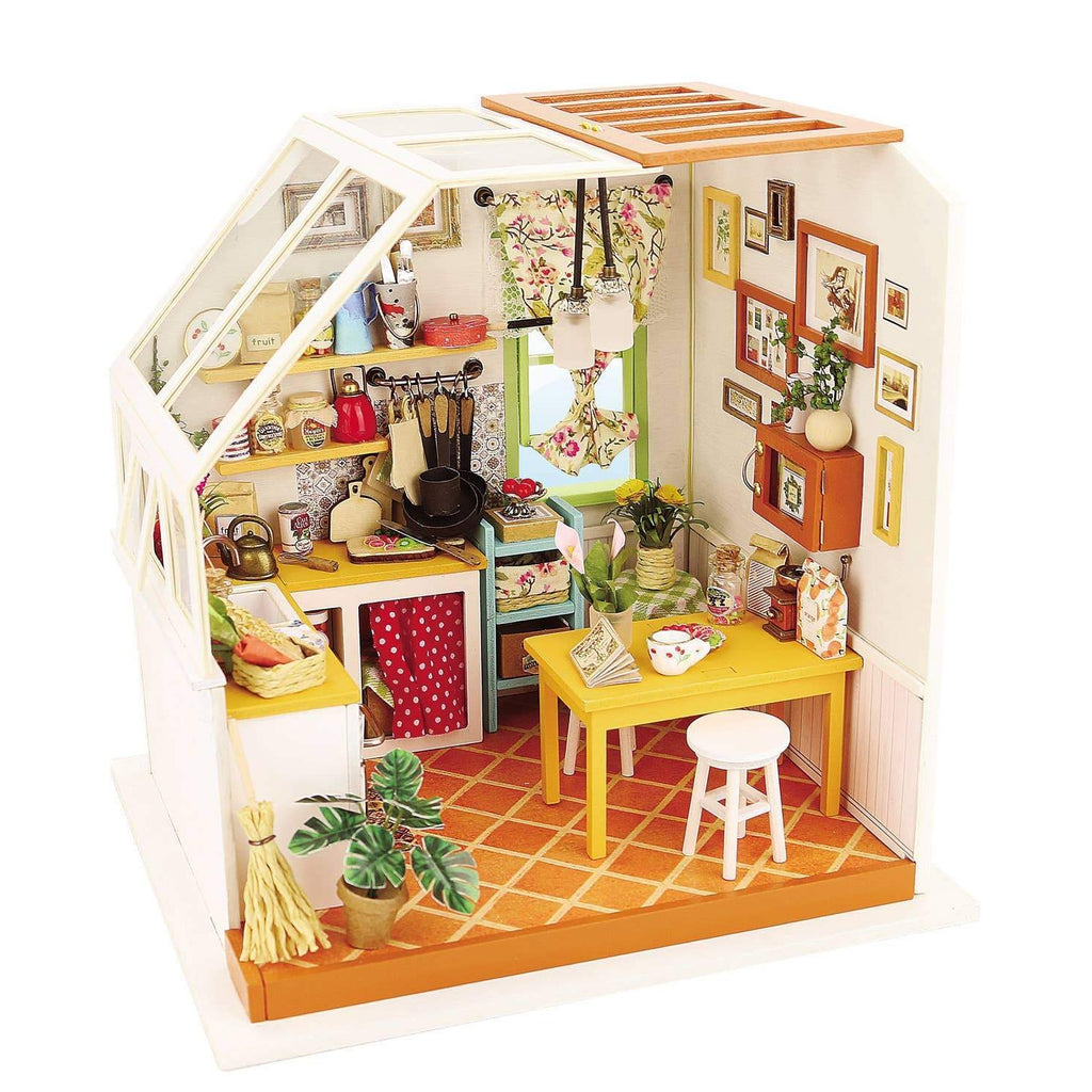 DIY Miniature Dollhouse Kit Jason's Kitchen to put together - Austin Gift Shop