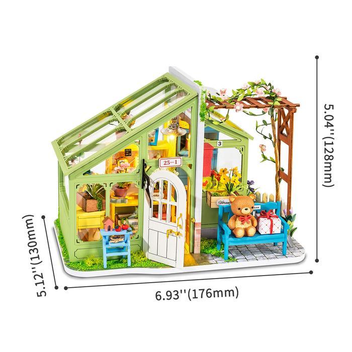 DIY Miniature Dollhouse Kit: Spring Encounter Flowers - Toy 