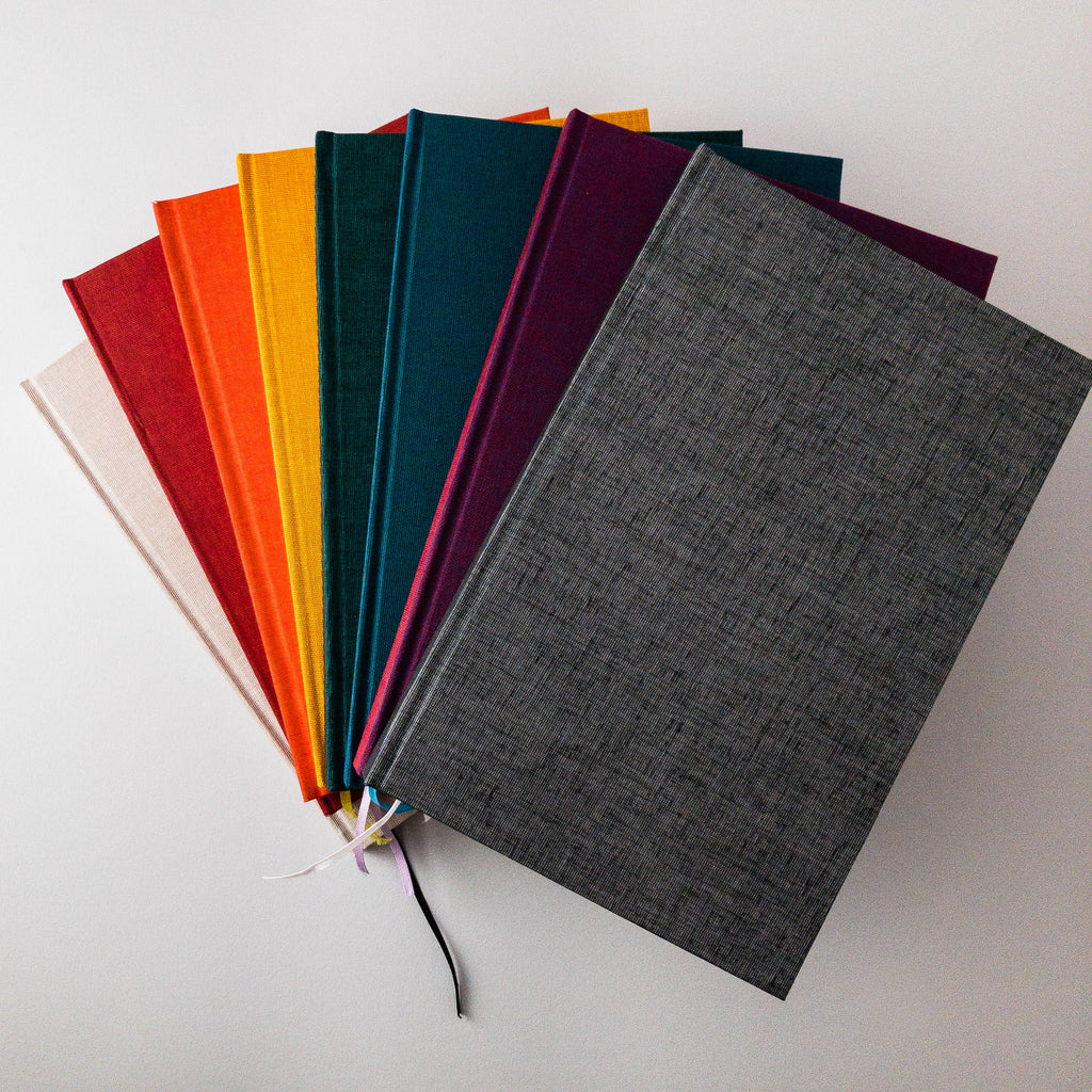 Handmade fabric bound Hard Cover Journal - Austin Gift Shop