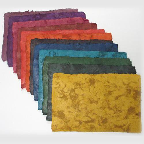 Handmade Mayan Fine Art Paper Rainbow Plant Fiber - Austin Gift Shop