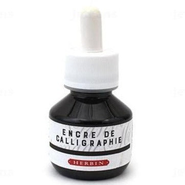 Black Herbin Fine Calligraphy Ink with dropper - Austin Gift Shop