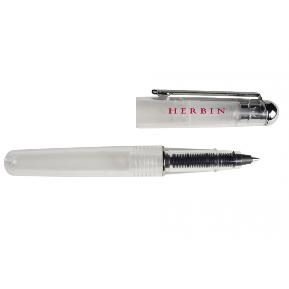 4.5" Herbin Refillable Rollerball Pen in black - Austin Gift Shop