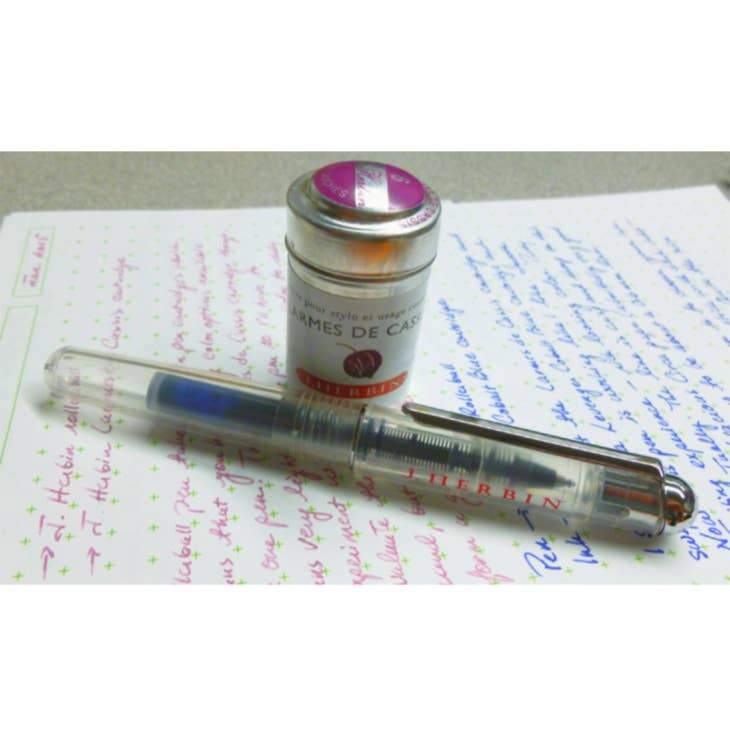 4.5" Herbin Refillable Rollerball Pen in black - Austin Gift Shop - With Ink