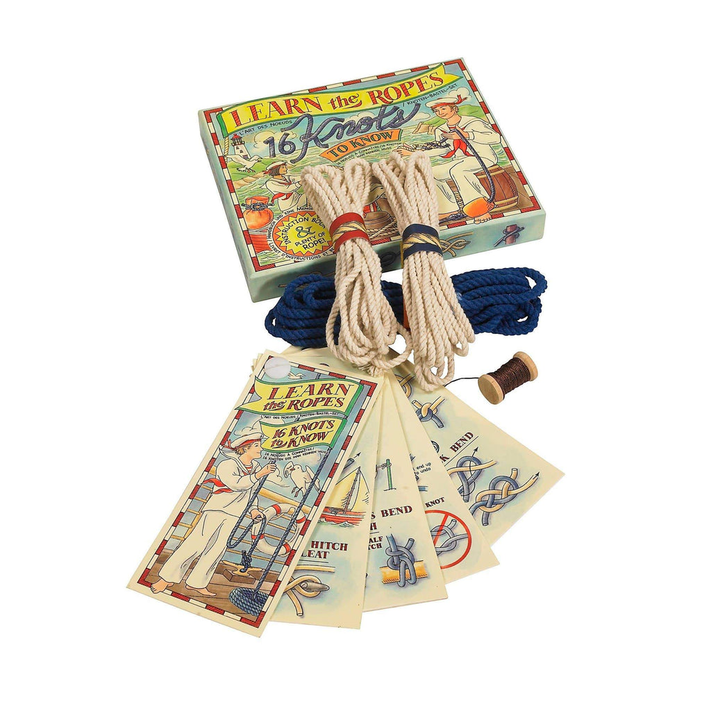 Learn the Ropes is the perfect set to learn how to tie knots like a sailor- Austin Gift Shop