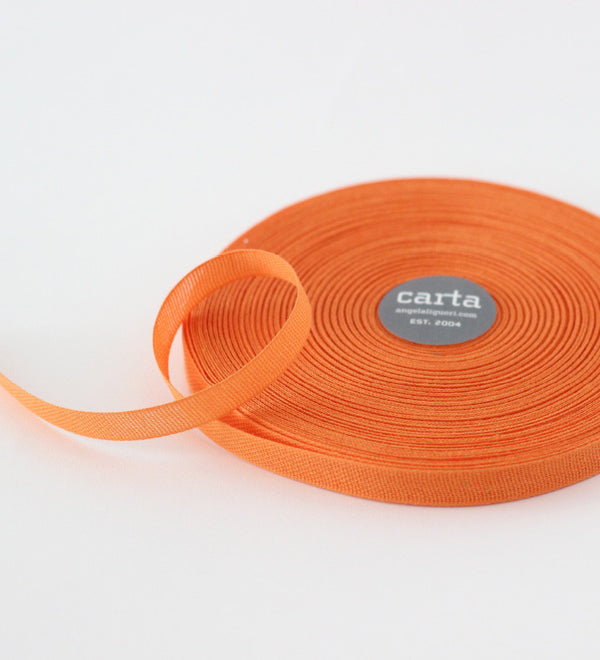 Melon Loose Weave Cotton Ribbon Translucent- Austin Gift Shop