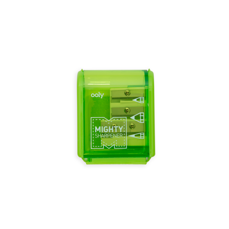green 3 pencil size Mighty Sharpener - Austin Gift Shop