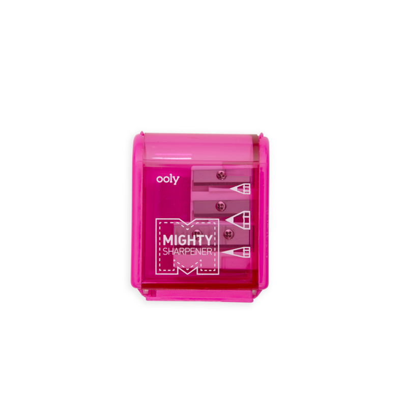 Pink 3 pencil size Mighty Sharpener - Austin Gift Shop