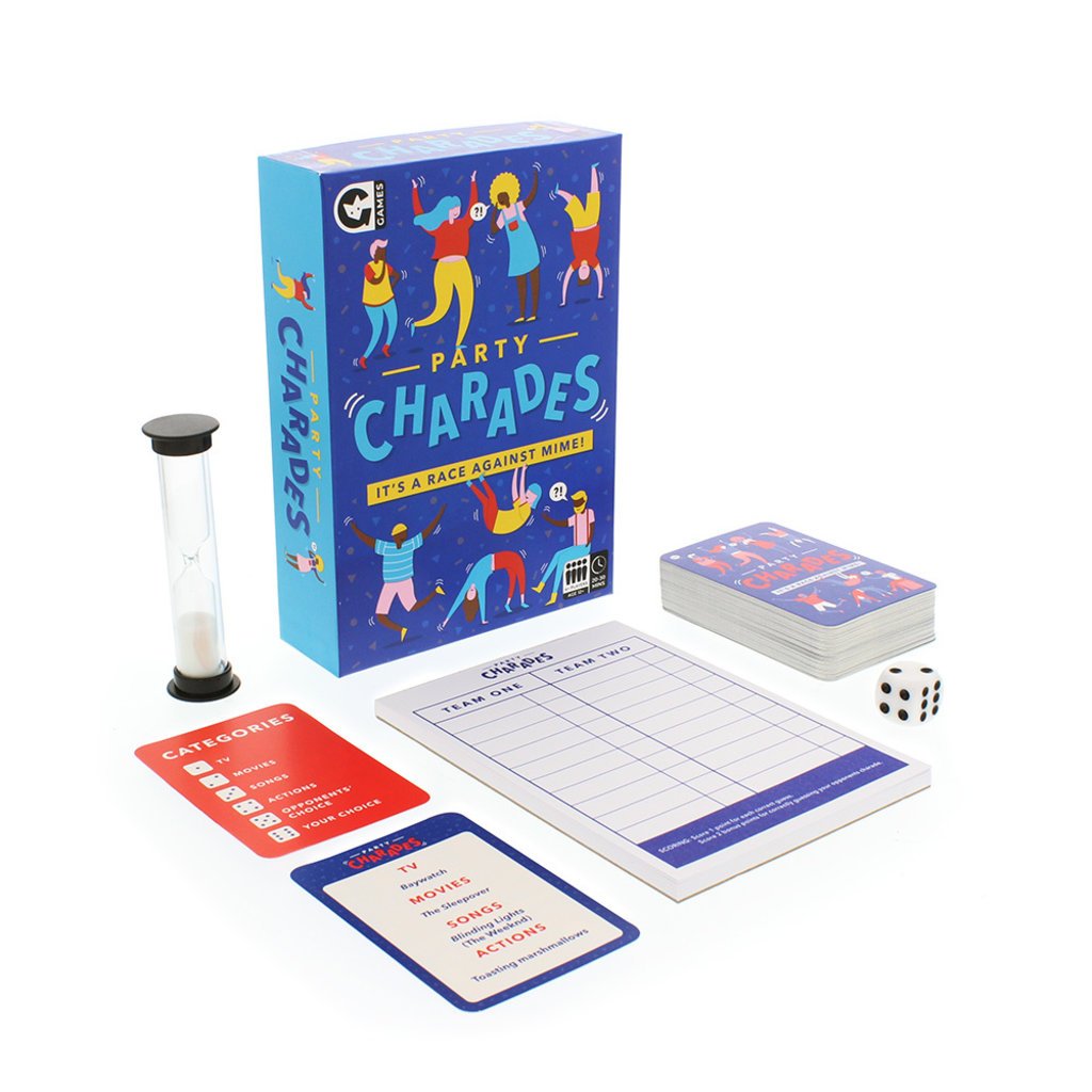 Party Charades - Party Games - Open With Timer, Cards and Dice