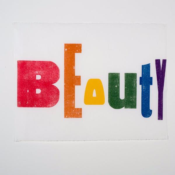 Posters for a Cause - Beauty is For Everyone - Austin Gift Shop - Letterpress printed and handmade