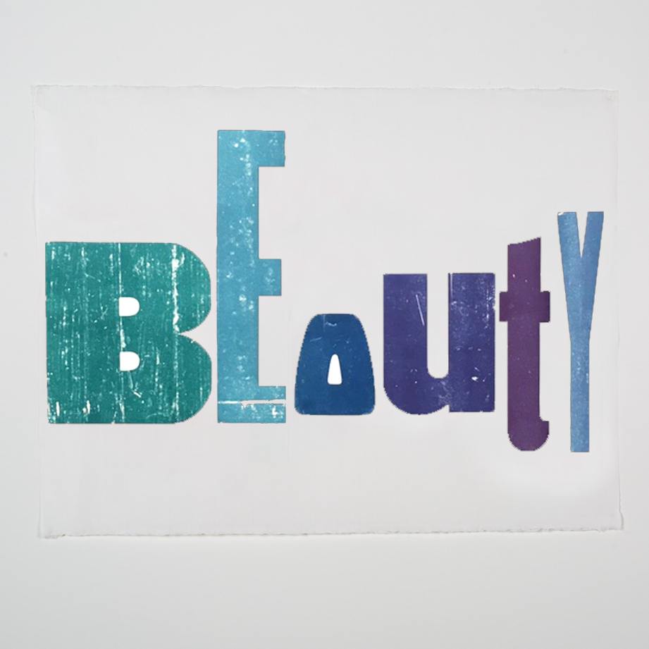 Posters for a Cause - Everyone Is Beautiful - Austin Gift Shop - Letterpress printed and handmade