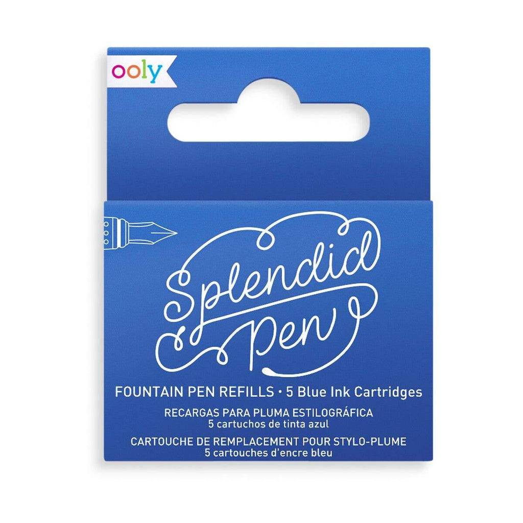 Splendid Fountain Pen Ink Refills Blue - Austin Gift Shop