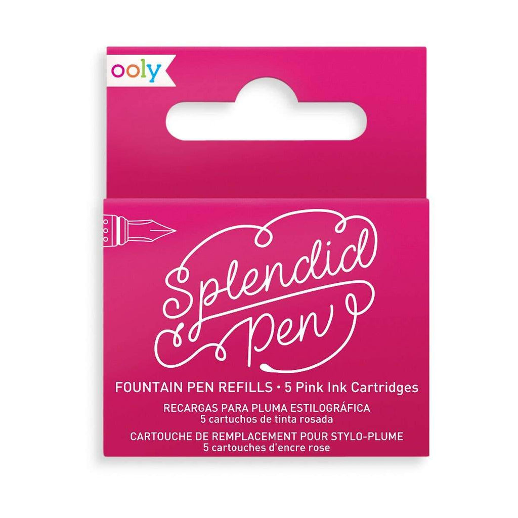 Splendid Fountain Pen Ink Refills - Pink - Austin Gift Shop