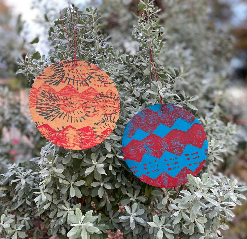 Upcycled Paper Holiday Ornaments - Holiday Ornaments