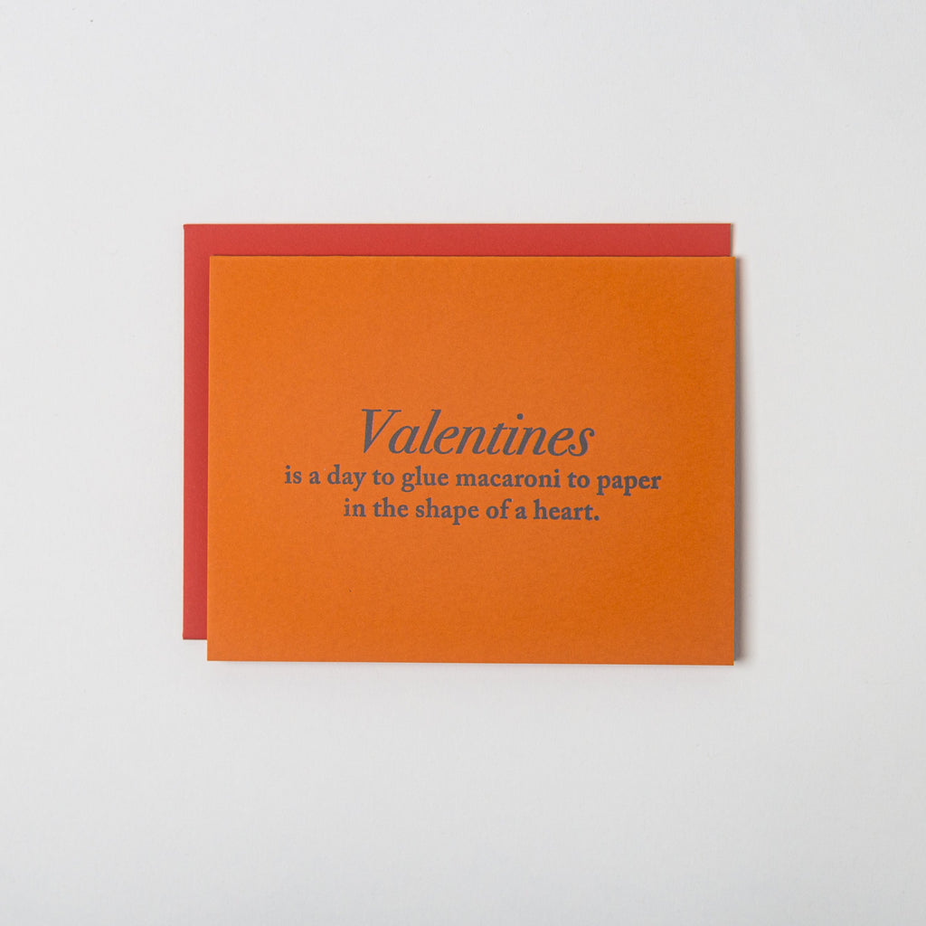 Valentine – Set of 6 Cards - Card Macaroni- Austin, Texas Gift Shop - Handmade with love