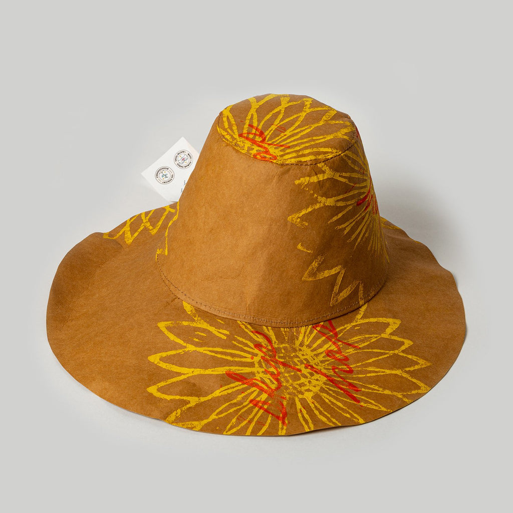 Washable Paper Hat - Sunflower - Hat- Austin, Texas Gift Shop - Handmade with love