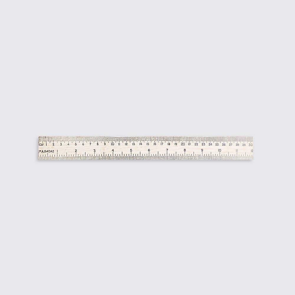 12 inch 30 cm Wooden Ruler - Austin Gift Shop