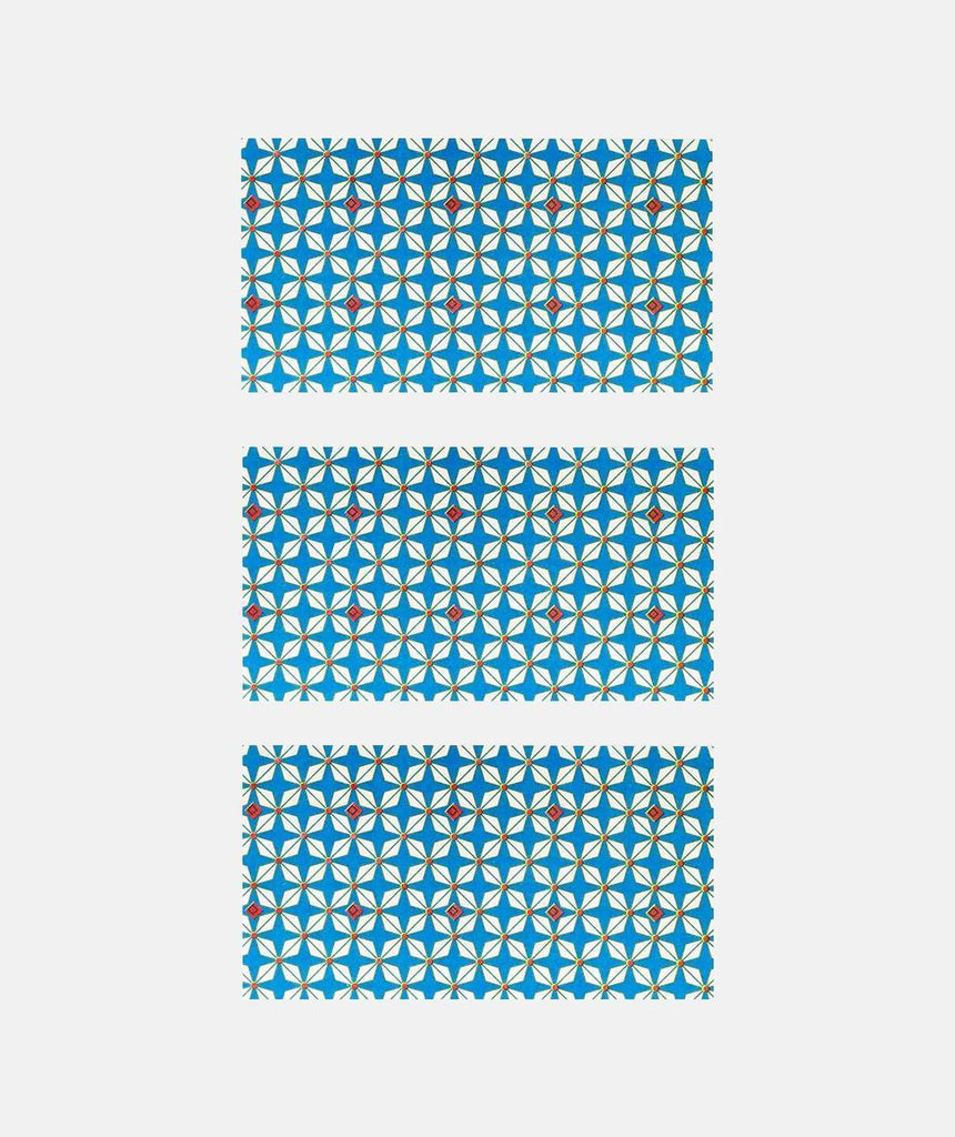 Assorted Pattern Wrapping Paper 3 precut sheets - Austin Gift Shop - Blue Helium 